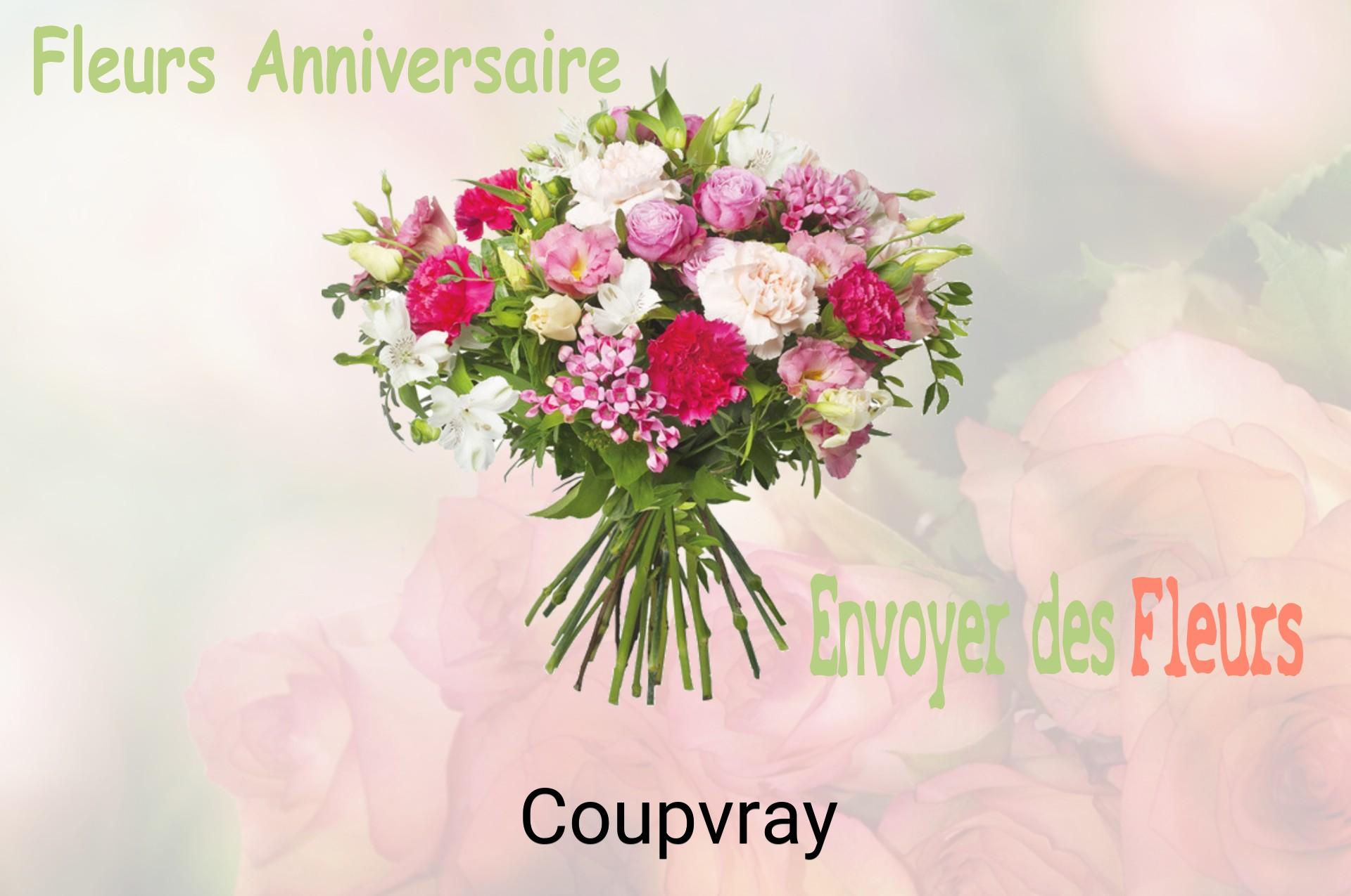 Bouquet de fleurs d’anniversaire livré à Coupvray